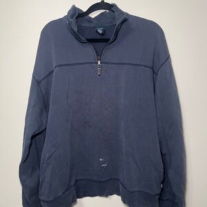 Vintage GAP Quarterzip (FLAWS, pls read description)
